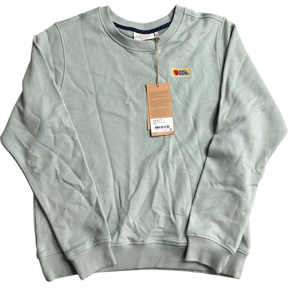 Fjallraven Tops - NWT Fjällräven Vardag Sweater Women’s Size M Mint Green Crewneck Portugal